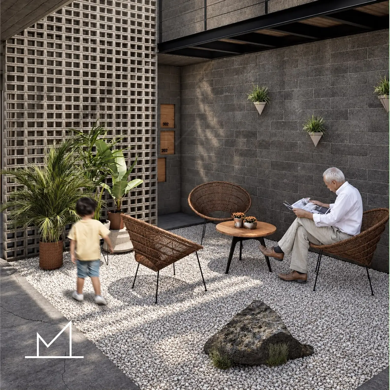Referencia de interior contemporáneo